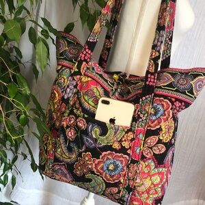 VERA BRADLEY Symphony in Hue extra large tote bag travel bag